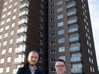 Photo: Mixenden tower block given new lease of life